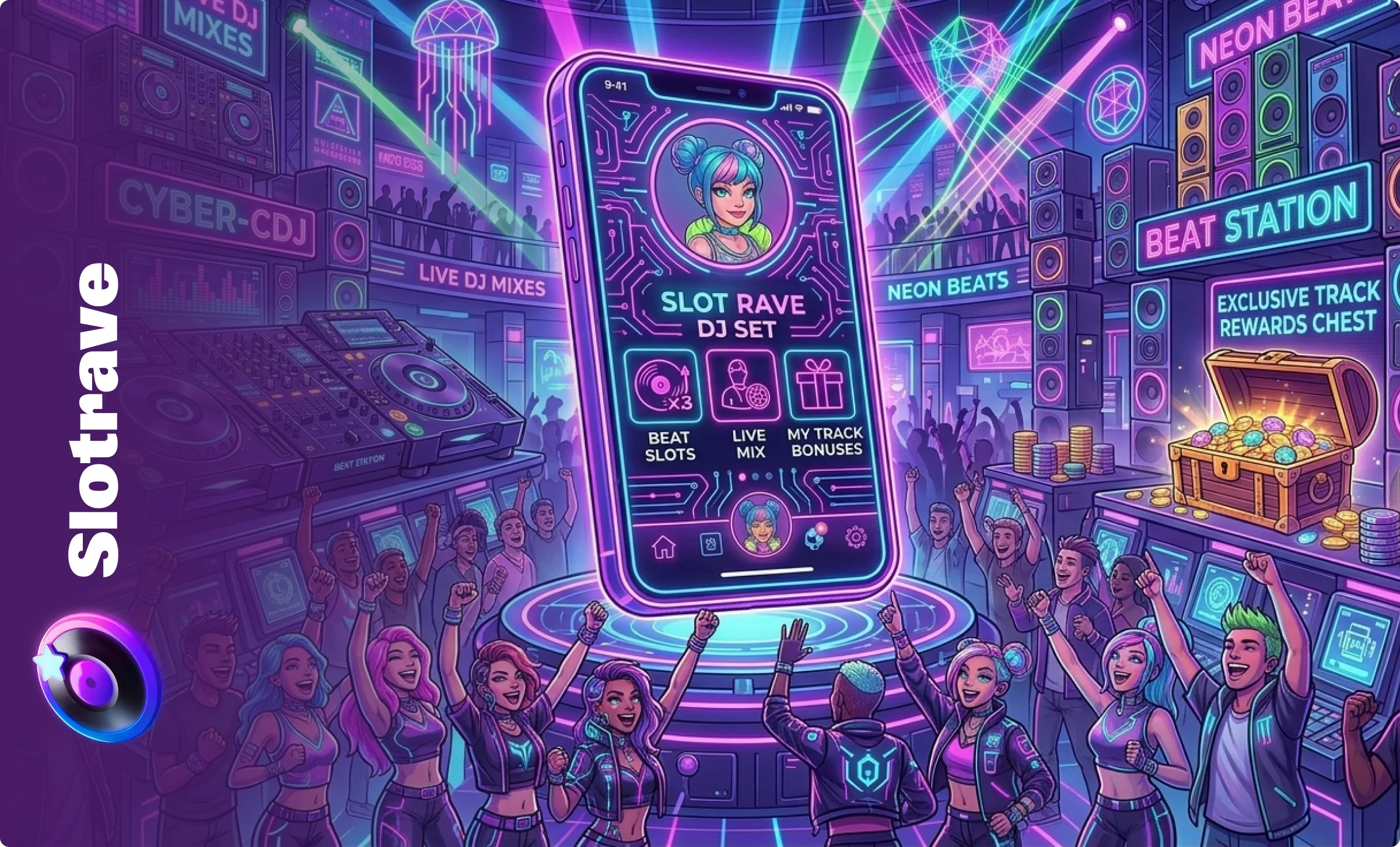 Slotrave Mobile Version for iOS or Android
